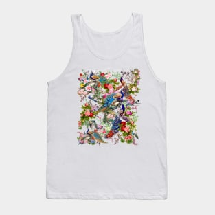 Peacocks & Peonies Tank Top